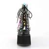 DemoniaCult - SWING115 Plattformstiefel - Schwarz/Mehrfarben Product image
